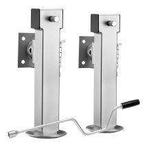 Xpotool - Juego De Pies De Apoyo Plegables Para Remolque Basculante De Carga Elevada 1350kg Cada Uno