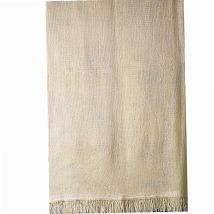 Vorhang Gewebe aus Marseille Ecru 225 x 140 cm – 65 % Baumwolle, 20 % Polyethylen, 15 % Acryl – Eleganter Vorhang für jeden Raum