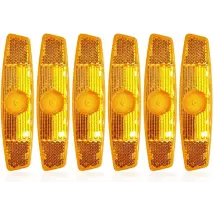 Juego De Reflectores Para Bicicleta - 6 Piezas Reflectores De Rueda De Bicicleta Seguridad - Reflector De Rayos De Advertencia