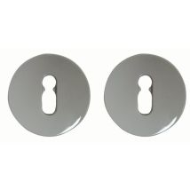 Normbau - Par De Rosas Grises 67 Cerradura Bocallave S80/tdc - 0247110 Gris 67