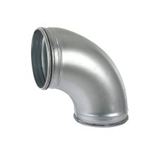 Casafan – 90° Elbow Pipe Bend – Galvanised Steel – Various Sizes Ø 80-315mm
