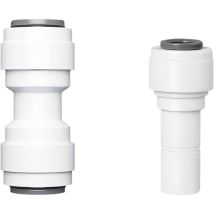 1 Pièces Raccords De Filtre À Eau, 3/8" Tuyauterie Tube Joint, 3/8" Insert Dur À 1/4" Connecteur De Filtre À Eau