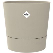 Maceta Redonda - Elho - Foss Redonda 35 - 21 L - L 35 X B 34.5 X H 34 Cm - Beige - Exterior