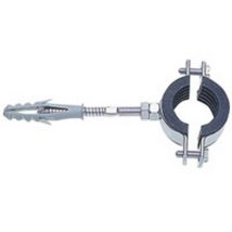 Collare Pesante Zincato Con Guarnizione Isofonica Diam. 1" 1/4 (mm 38-44)