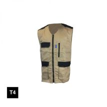Gilet Da Lavoro Leggero Cepovett Kargo Pro - Beige E Nero - Taglia 4