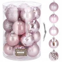 Weihnachtskugeln Rosa Set 20 Stück Für Weihnachten