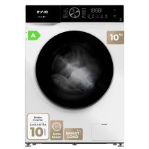 Evvo Lavadora 10 Kg Carga Frontal Nova P10, 1200 Rpm, Clase Energética A, , Lavado Rápido 15', Smart Load, Tambor Eprotect, Inicio Diferido, Blanco