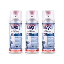 Lot De 3 Bombes De Vernis De Finition - Automobile - Mat - 2k Spray Max - 400ml