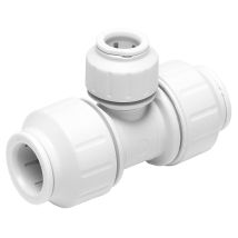 John Guest Speedfit - Reducing Tee 15 X 15 X 22mm Pem3022cw (pack Of 5)