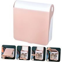 Trade Shop Traesio - Scatola Espositore Organizer Trucco Contenitore Per Cosmetici Porta Trucchi Rosa -