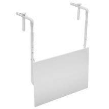 Mesa Barandilla Plegable 60x52 Cm En Hierro Blanco - Fermo