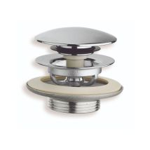 Click-clack-ablaufventil Für Badewannensiphon, Chrom (ud370cr)