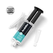 Colle Époxy Bi-composant - Cyanolit - Araldite - Crystal - 24 Ml - Transparent - Haute Résistance - Idéale Pour Assemblages D