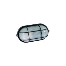 Plafonnier En Aluminium Blinky Œuf Ovale Noir 60 Watt