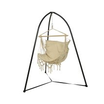 Halterung für Hängesessel oder Schaukel – 168 x 185 x 220 cm – Tragfähigkeit 120 kg – Anthrazit