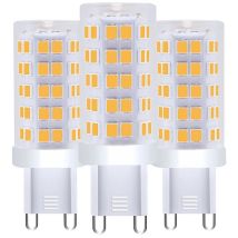 Led's Light Led Smd Leuchtmittel - Korn G9, 4.5w, 2700k, Klar - 3er Pack - 550 Lm