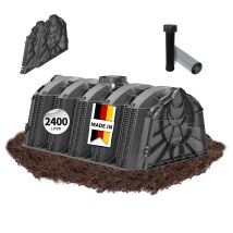 Sicker-tunnel Versickerungsset 2400 Liter - Garantia