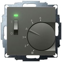 Eberle 191811554302 Ute 1015-anthrazit-55 Raumthermostat Unterputz Heizen 1 St.