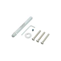 ERICH DIECKMANN PT-Montageset – feuerhemmend – M6 Gewindedurchmesser – 9 mm Vierkant – 120 mm Länge – Türstärke 79-88 mm – verzinkt
