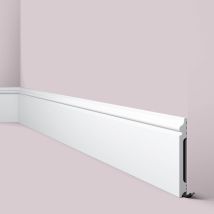 Noel&marquet - Zócalo Nmc Fl14 Wallstyl Noel Marquet Rodapié Perfil De Estuco Moldura Decorativa Diseño Atemporal Clásico Blanco 2 M