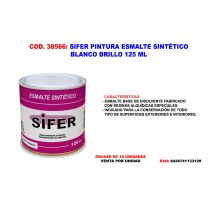 Esmalte Sintético Blanco Brillo 125 Ml - Sifer