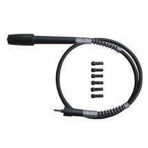 Manguera flexible de 800 mm – Accesorio para taladro – Incluye 6 abrazaderas de acero