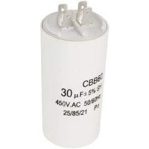 30uf 450vac Kondensatormotor 45x90mm Ohne Drehung Mit Faston-klemmen 30mf450v/special