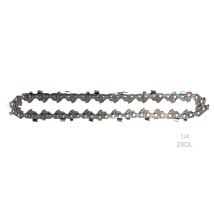 Catena per motosega mini 1/4" 28 maglie – Alta qualità – Compatibile con motoseghe Akita 16V