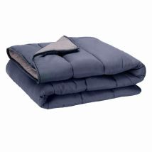 Nórdico De Fibra Bicolor De 300 Gr/m² Gris - Cama 105/120 (180x220)