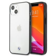 Custodia Rigida Trasparente Bmw Bmhcp13spcumrbk Per Iphone 13 Mini 5.4, Collezione Signature.