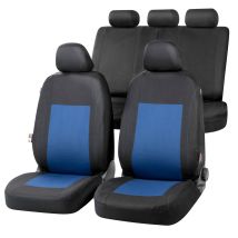 Walser Autositzbezug Sandray Komplett-set Blau-schwarz Sitzbezug