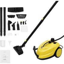 1.8l Mehrzweck Dampfreiniger Handdampfreiniger Mit Für Alles-19-teiliges Zubehör Tragbarer Dampfreiniger Handgerät Mit 5 Bürstenköpfen Hochdruck-