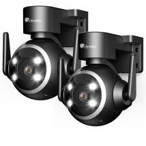Ctronics 5mp Überwachungskamera Für Den Außenbereich 5-facher Optischer Zoom 2,4 / 5 Ghz Wlan Cloud-speicher Farb-nachtsicht Erkennung Von Menschen 