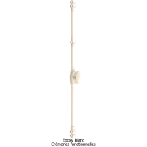 Pomo Decorativo Map Blanco 9016 Con Pomo - Con Accesorio - 38304