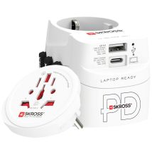 Skross - Weltreiseadapter Pro Light Usb Ac45pd World Pd 45w Geerdet