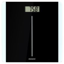 Monzana Báscula De Baño Digital Sistema De Sensor De Alta Precisión Pantalla Lcd Tecnología Step-on Máx. 180kg Negro