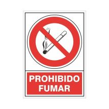 Señal adhesiva DUVER 400 – Prohibido fumar – 148 x 105 mm
