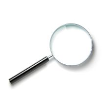 Lente d'ingrandimento classica Ø100mm – Ingrandimento 2x – Metallo e Vetro – Benson