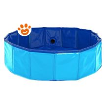 Piscina per Cani – Diametro 120 cm – Poliestere Resistente – Facile da Montare – Leopet