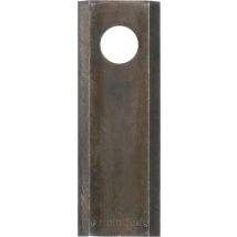 Lame de tondeuse – Longueur : 118 mm – Largeur : 45 mm – Épaisseur : 5 mm – Sens de rotation : Gauche – KRONE