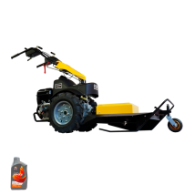 Débroussailleuse Frontale Motoculteur Sakawa Pro Trac + Huile Pour Moteur 4 Temps