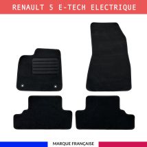 Tapis De Sol Voiture - Sur Mesure Pour Renault 5 E Tech Electrique (dès 01/2024) Antidérapant - 3 Pièces : Protection Arrière