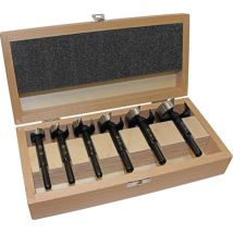 Fisch-tools - Juego De Brocas Forstner Black Shark 6 Piezas D. 20.25.30.35.40.50mm