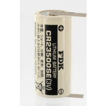 Exalium Premium - Pile Lithium 3v Cr23500se + Cosses À Souder
