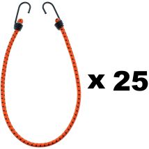 Gt Garden - 25 Stück Universal-gepäckspanner Mit Haken- Spanngurte, Spanngummi, Expander Spannschloss 60 Cm