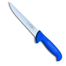 Fleischermesser Zum Stechen, Gerade, 21 Cm, Blau, Ergogrip