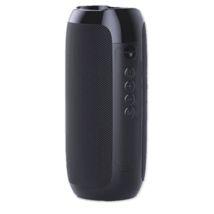 Groundlevel – Portable Bluetooth Speaker – Splashproof – 1200 mAh Battery – FM Radio – AUX Input – Black