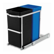 Simplehuman - Cubo De Basura Extraíble, Dividido 20/15 L Cw1016