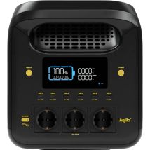 [neuwertig] B-ware Aqiila Powerstation Akku Generator Powerbank Li Fe Po4 24 Ah Led Taschenlampe
