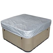 Bâche De Protection Pour Spa - Tissu Oxford 2100d - 218 X 218 X 30 Cm - Extérieur Jardin - 1 Pièce